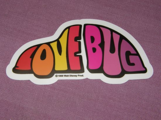 Kleiner Love Bug Aufkleber VW Käfer 70 Jahre ?