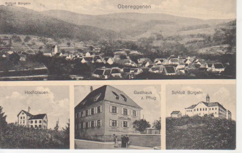 Obereggenen Gasthaus Pflug Schloss Totale ngl 81.863