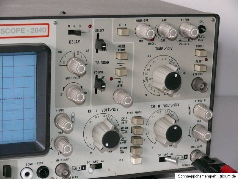 VOLTCRAFT Oscilloscope 2040 Oszilloskop •