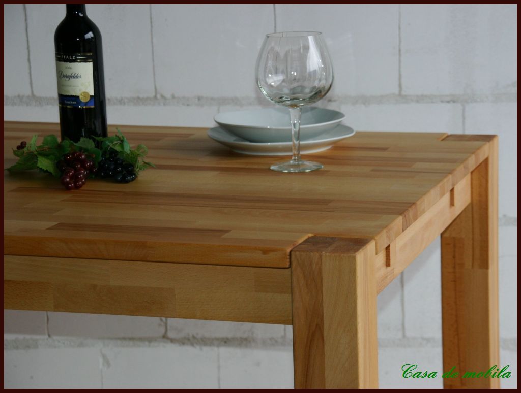 ESSTISCH Eßtisch Küchen Tisch 120x90 Holz Kernbuche Buche massiv