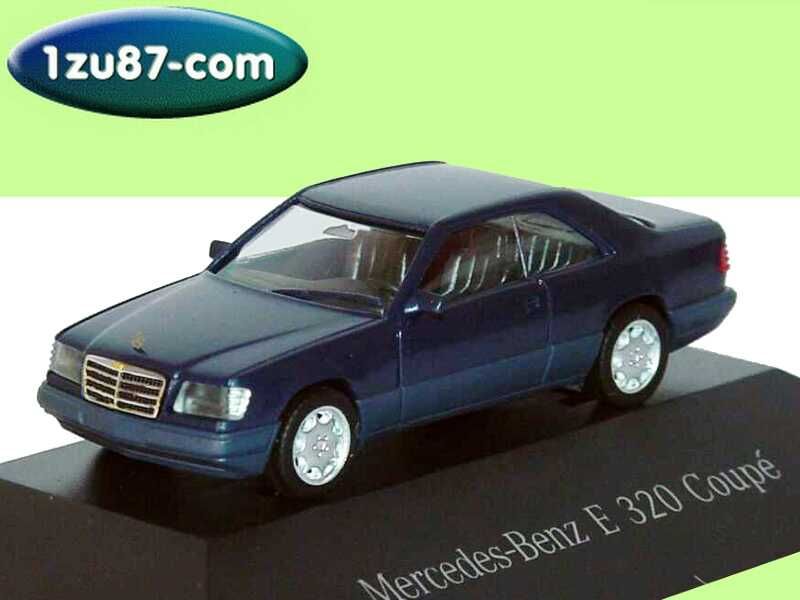 87 Mercedes E 320 Coupé C124 W124 nauticblau blue