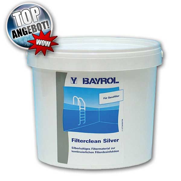 kg Filterclean Silver für Sandfilter (1kg/4.92€) Filterdesinfektion