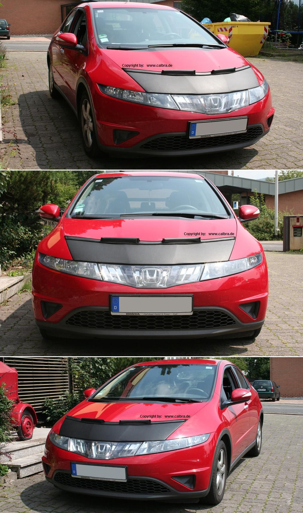 BRA Steinschlagschutz Haubenbra Honda Civic 8.GEN 2006 