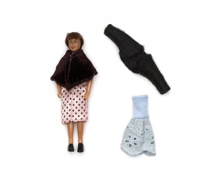 Lundby Mutter mit Kleidung, Smaland 60.8031 Puppe Frau Zubehör