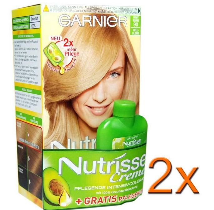 Nutrisse Creme Pflegende Intensive Coloration Hell Blond 90 Haarfarbe