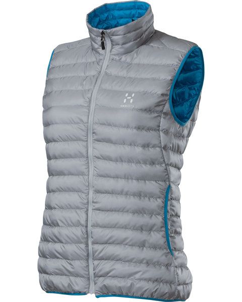 Haglöfs Essens Q Down Vest Weste Silver Damen Weste Daunen, NEU 2013