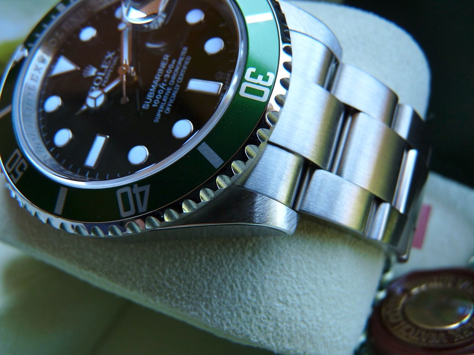 Rolex Submariner Date Lunette Verde Ref.16610LV   NOS   Nagelneu