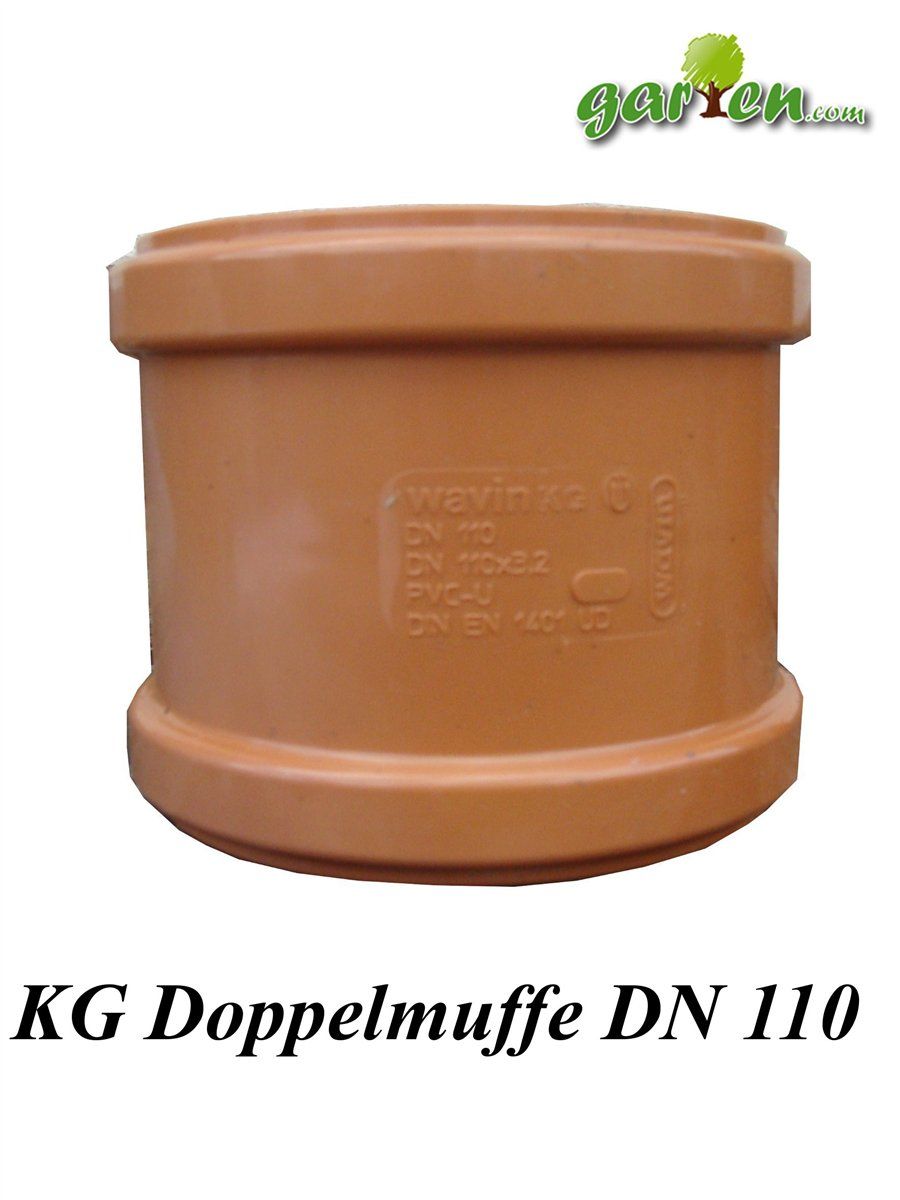 KG Rohr Doppelmuffe DN110