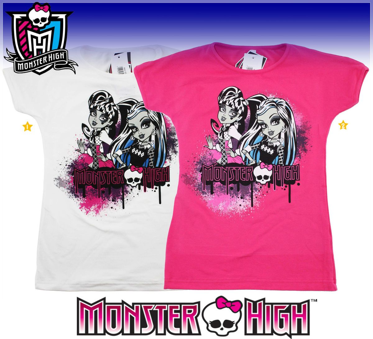 MONSTER HIGH T SHIRT TOP 122☆128☆134☆140☆146☆152