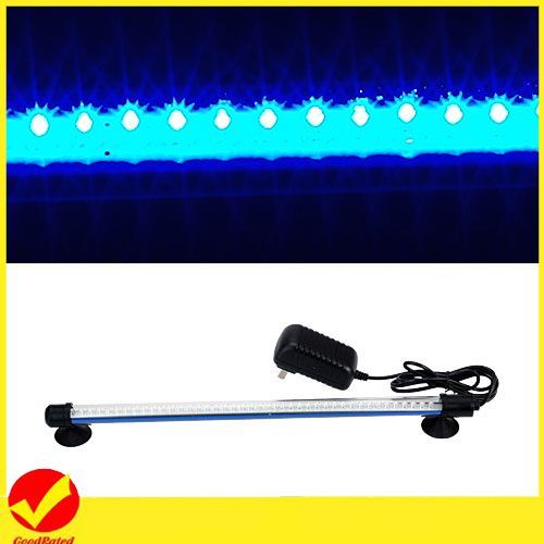 42 LED Blaue Mondlicht Leuchtstab Lampe Aquarium Beleuchtung Lampe 12V