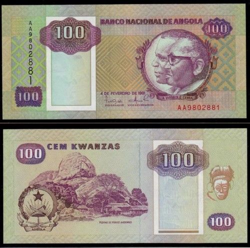 Angola 100 Kwanzas 1991 unc P.126 (d100