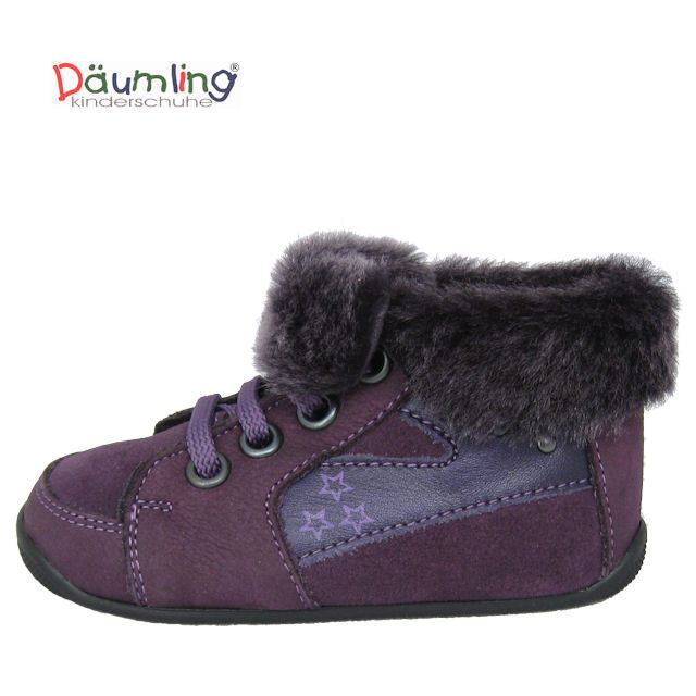 DÄUMLING LAMMFELL Kinderschuhe Lauflernschuhe Lederschuhe warm