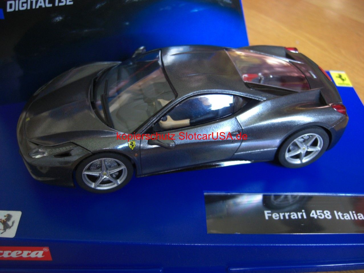 Carrera Digital 132 30565 Ferrari 458 Italia grau NEU