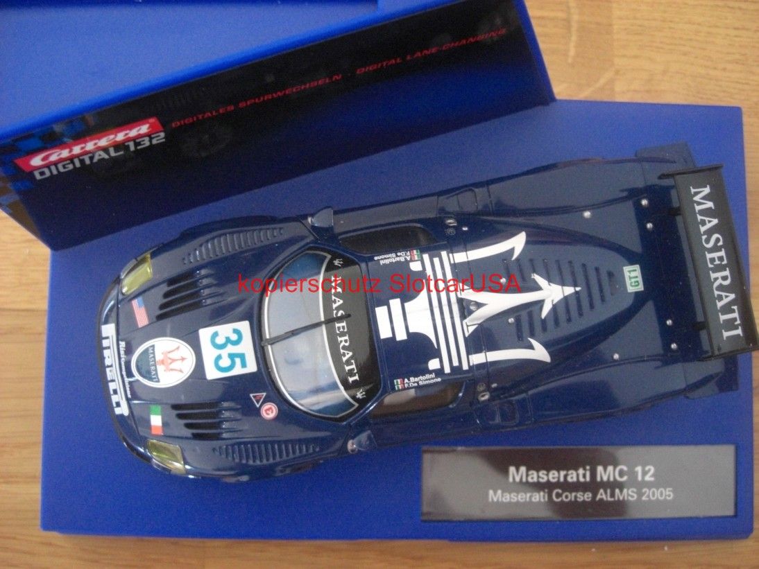 Carrera Digital 132 30282 Maserati MC 12 Maserati Corse ALMS 2005