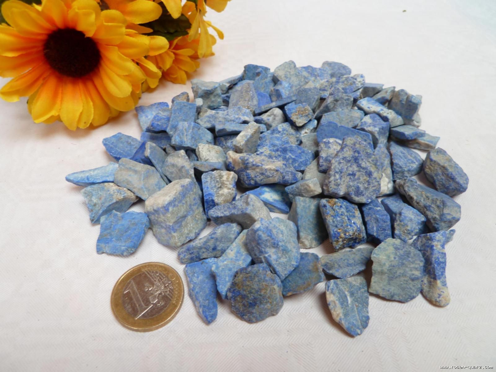 250 g LAPISLAZULI ROHSTEINE für HEIL EDELSTEINWASSER oder DEKORATION