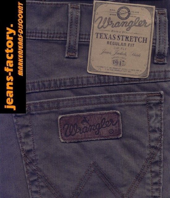 WRANGLER TEXAS STRETCH W 30 L 32 dark teak braun  WV135