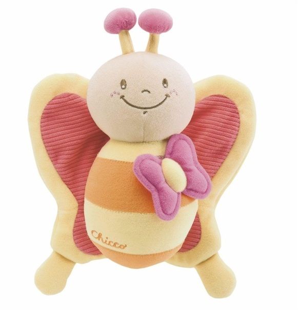 CHICCO SPIELUHR SCHMETTERLING SCHMUSEFREUNDE   BABY GESCHENK 0M