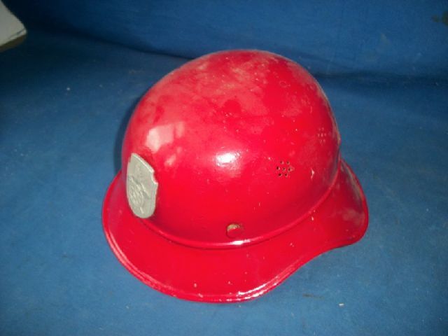 137) uralter Wk2 Feuerwehrhelm, Stahlhelm, ohne Ledere