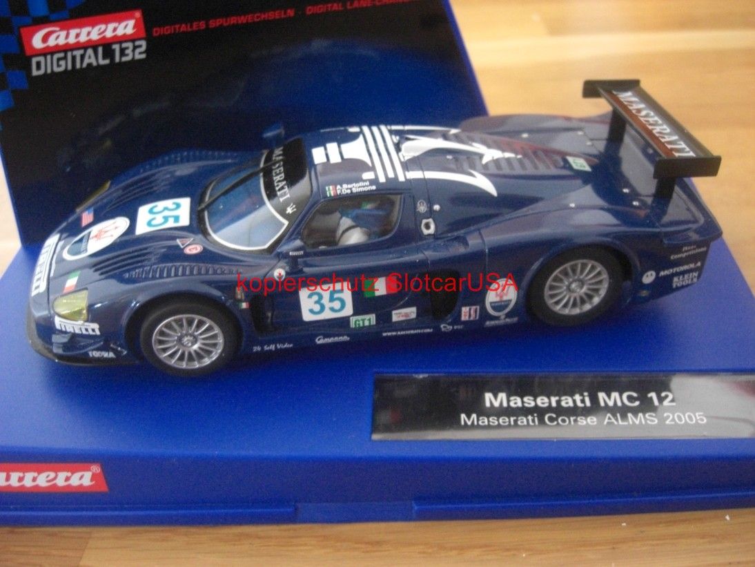 Carrera Digital 132 30282 Maserati MC 12 Maserati Corse ALMS 2005