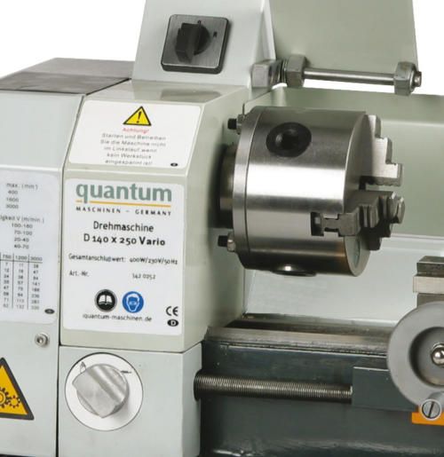 Drehmaschine Drehbank Quantum D 140 x 250 Vario