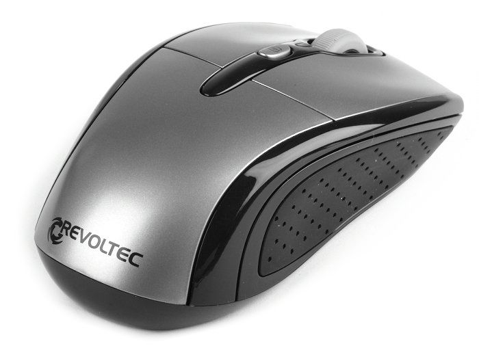 Revoltec optische Funk USB Maus 1600 dpi silber RE133 4260048814816