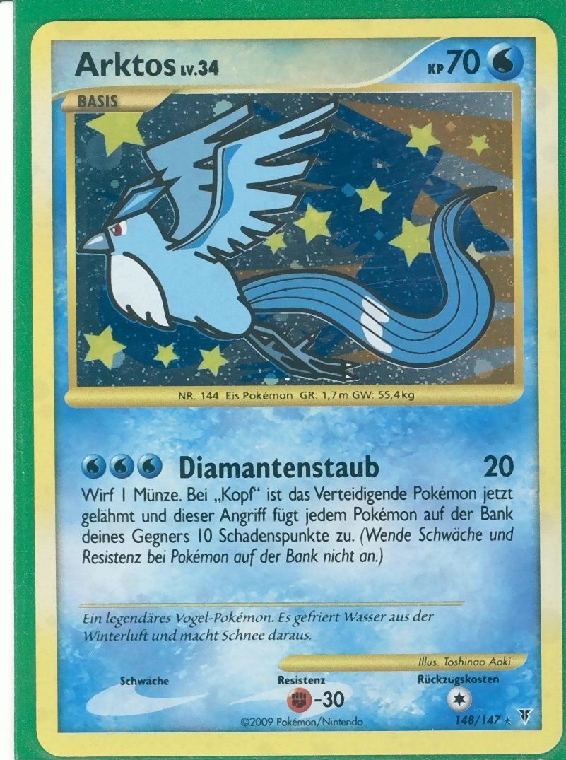 ARKTOS 148/147 Silverstar   Pokemon Ultimative Sieger