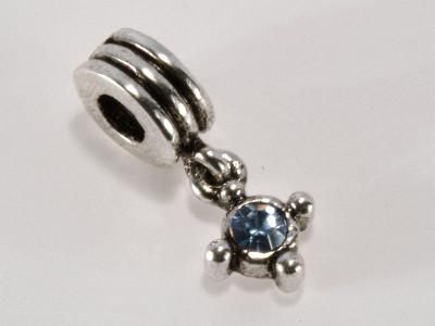 Anhänger hellblau EUROPEAN Bead BEBEXI 163