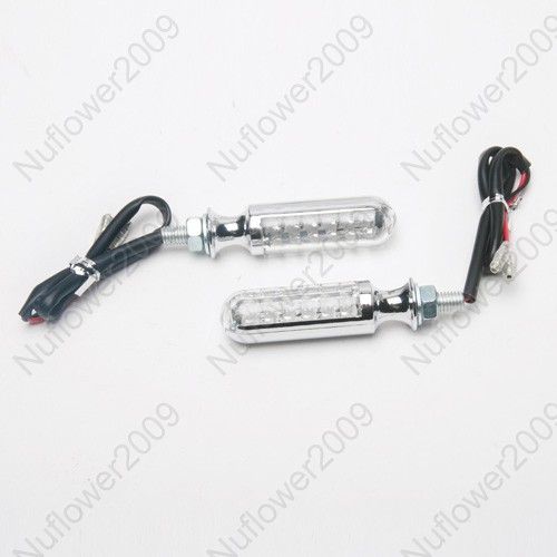 Motorrad 12x LED Blinklicht Indicators Licht Blinker 2X