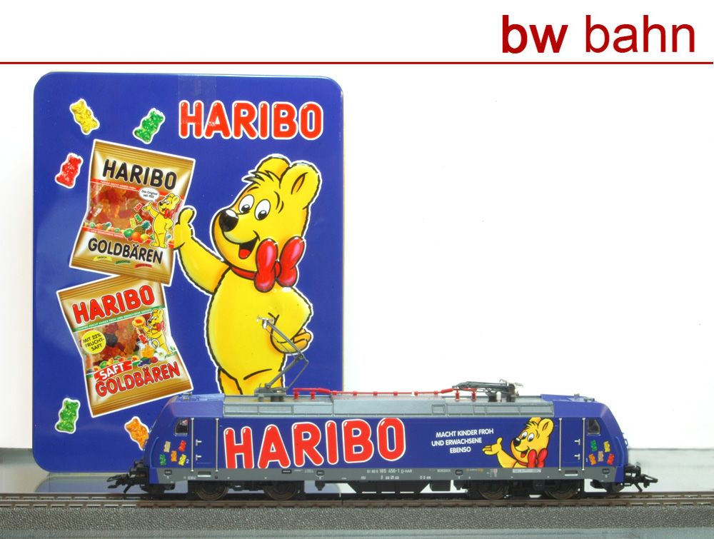 Märklin H0 36603 E Lok BR 185.2 HARIBO 1.FC Märklin Insider Neu