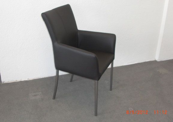 Stuhl Cooper Leder Caffe Nouvion modern 4 x ohne Armlehn + 2 mit