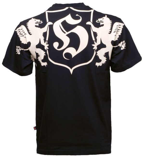 HOOLIGAN STREETWEAR T SHIRT DRAGON SCHWARZ WEIß S XXL