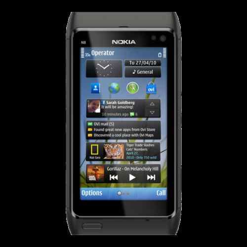 NOKIA N8 DARK GREY GRAU OVP 24 MON GARANTIE