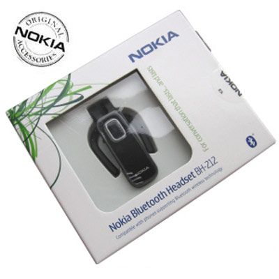 ORIGINAL NOKIA BH 212 BLUETOOTH HEADSET MIT 12 24V KFZ LADEKABEL