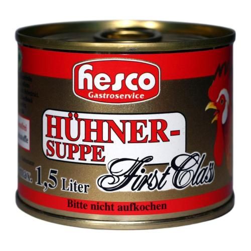 06 Liter €28,02/L Hesco Hühnersuppe konzentriert 5x212ml Dose