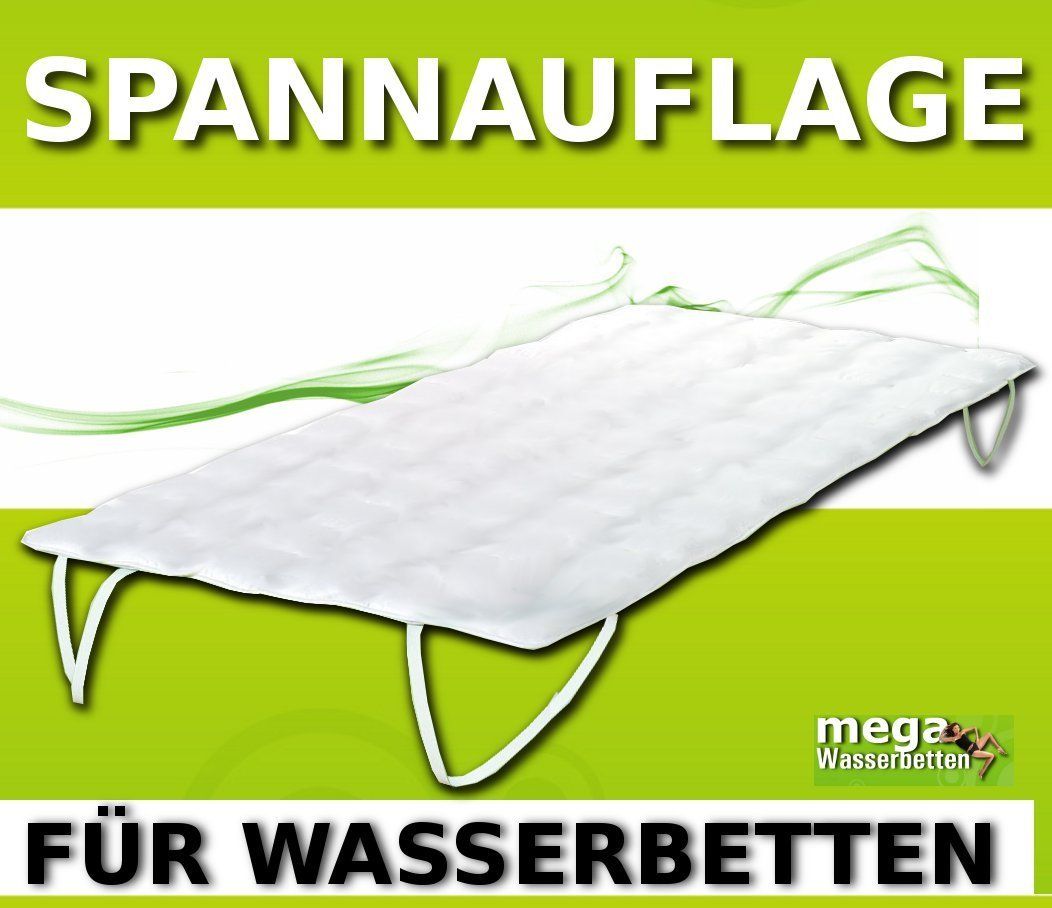 Hardside Wasserbett Spannauflage Kingsize 183 x 213 cm