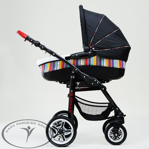 NEU Model Kinderwagen Kombi ETNO LIMITED EDITION BLACK 3 in1