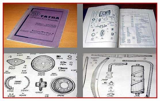 Tatra 57 Oldtimer Bedienung & Ersatzteilliste 1932