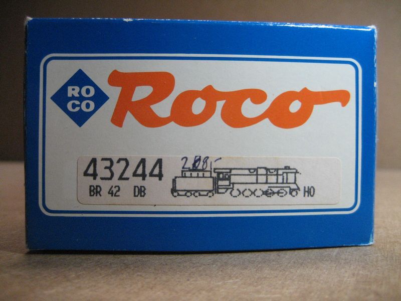 ROCO 43244 , Dampflok m. Tender , DB BR 42 083  6, OVP , neuwertig