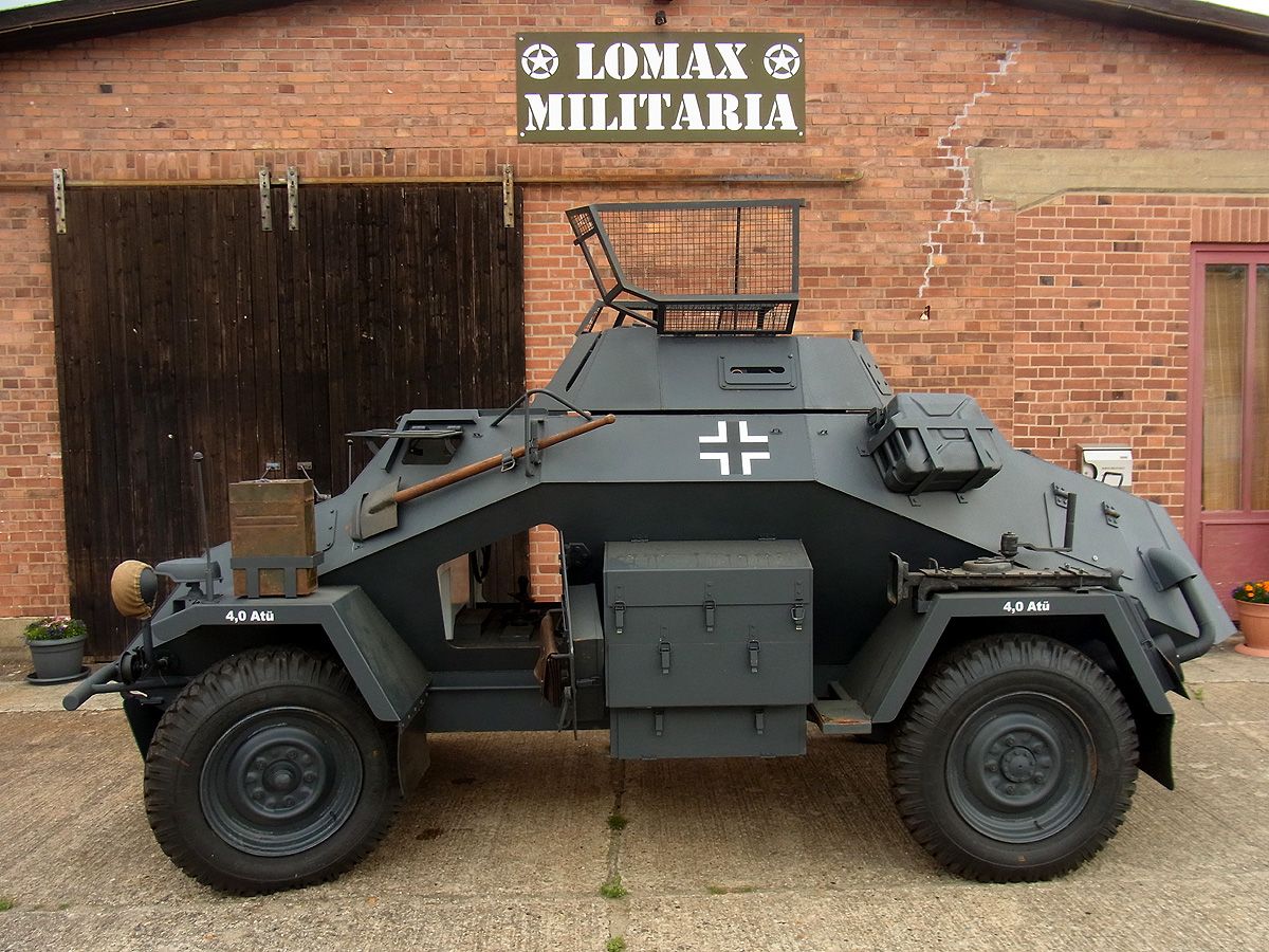 WEHRMACHT Sonderkraftfahrzeug SDKFZ 222 Panzerspaehwagen RECON TRUCK