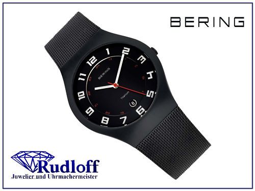 BERING Herren Uhr 11937 222 Milanaiseband Safir TITAN