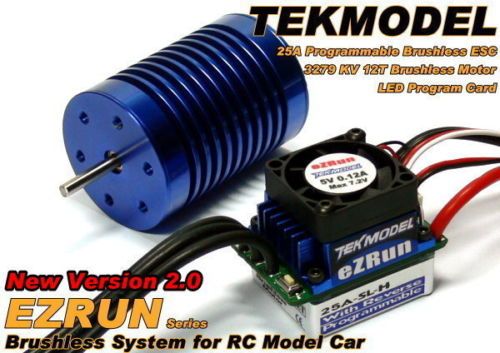 TEKMODEL 3279 KV 12T RC Brushless Motor & 25A ESC ME213