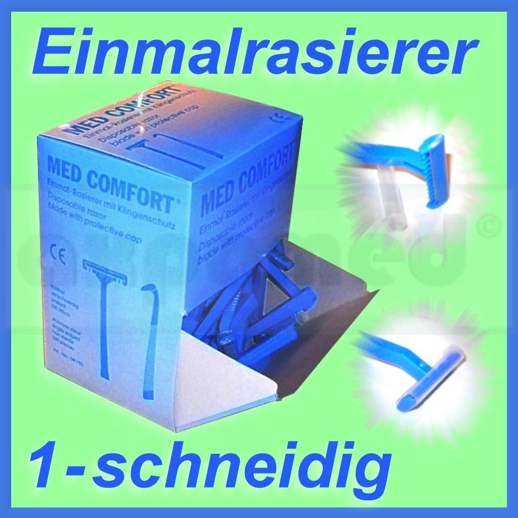 10 Einmalrasierer, einschneidig, Einwegrasierer, Einmal Rasierer