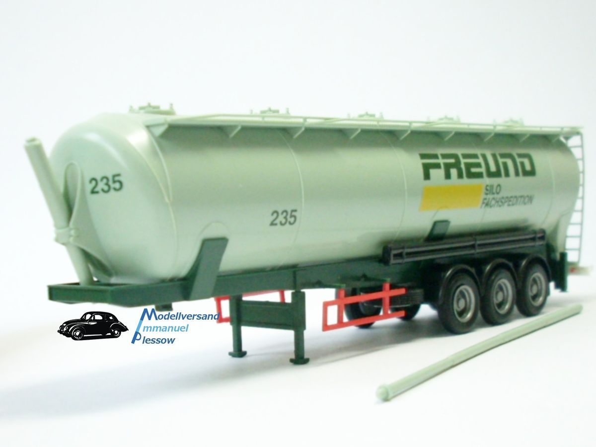 Achs Siloauflieger Trailer Freund Fachspedition 235 AWM GEBRAUCHT TOP