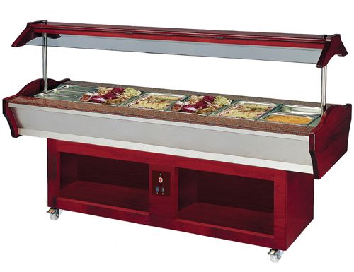 SBI229H] Salatbar Heiss 2,2m