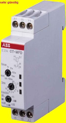 ABB Zeitrelais Multifunktions Relais E 234 AV anspechverzögert 230V