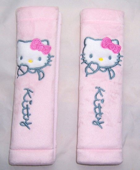 Hello Kitty Auto Gurtpolster Gurtschoner Paar Rosa 2PC