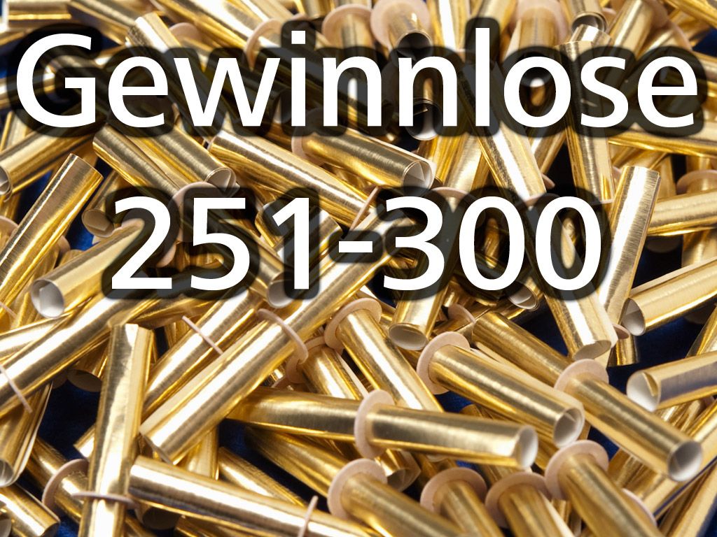 Goldene Gewinnlose 251 300 (Tombola Los Goldlose)