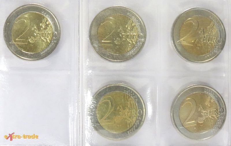 5x VERSCHIEDENE 2 EURO GEDENKMÜNZE °NIEDERLAND° ST   3AWDR240