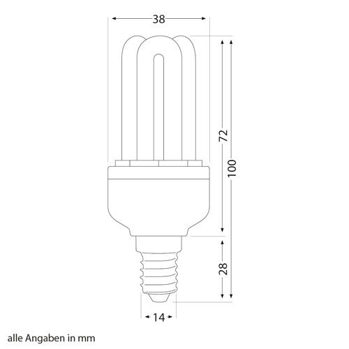 warm weiss Kompaktleuchtstofflampen ESL SS 236 WW 4260207912148