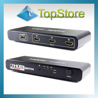 fach HDMI Umschaltbox Verteiler Switch Umschalter TV